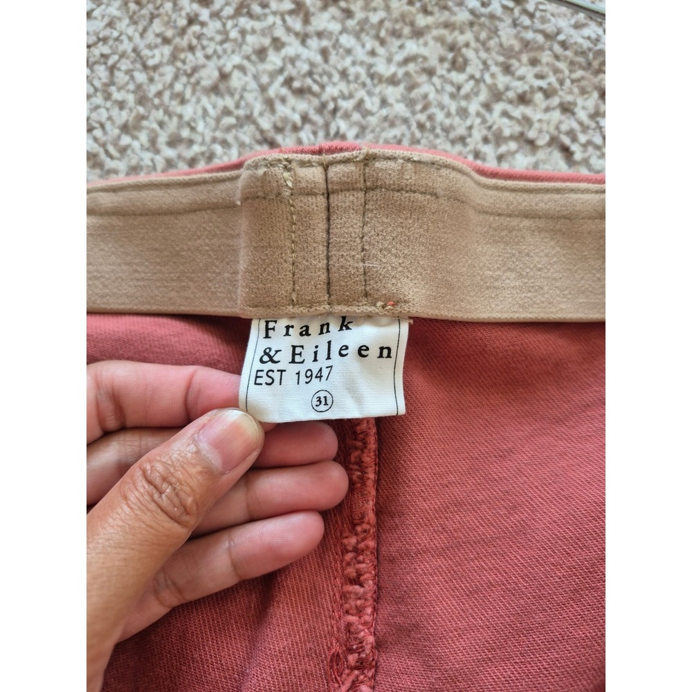 Frank & Eileen Derry Illusion Pull On Pants Raw Hem Size 31 - Picture 4 of 9